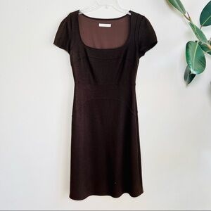 Susana Monaco wool sweetheart neckline dress